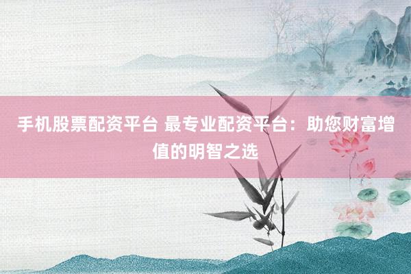 手机股票配资平台 最专业配资平台：助您财富增值的明智之选